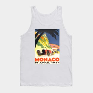 Monaco Grand Prix Poster 1932 Tank Top